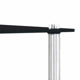 Nesting Tables 3 pcs Black Tempered Glass 249527