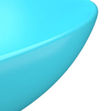 Bathroom Sink Ceramic Light Green Round 146980