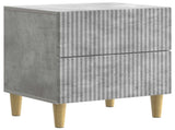 Bedside Cabinet Concrete Grey 43 x 34.5 x 48 cm Engineered Wood 894531