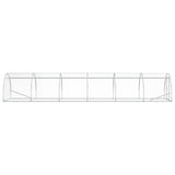 Chicken Coop Silver 600 x 150 x 100 cm Galvanised Steel 3434662