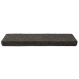 Stair Mats Self-adhesive 15 pcs 65x21x4 cm Anthracite Rectangular Edge 326189