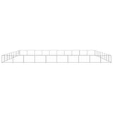 Dog Kennel Silver 90 m Steel 3082196