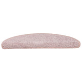 Stair Mats 30 pcs 56x17x3 cm Light Pink Half Round 3365807