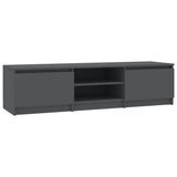 ZNTS TV Cabinet Grey 140x40x35.5 cm Engineered Wood 800650