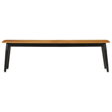 Bench 160x40x45 cm Solid Wood Mango and Iron 356979