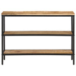 Console Table 100x35x70 cm Solid Rough Wood Mango 374073