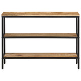 Console Table 100x35x70 cm Solid Rough Wood Mango 374073