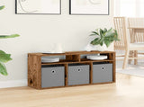 Lowboard with Drawer Old Wood 87 x 27.5 x 43 cm 8000586