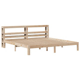 Bed Frame with Headboard without Mattress 180x200 cm Super King 3306053