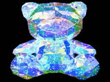 Prismatic Iridescent LED Bear Multicolour 32 x 28 x 38 cm 42056635