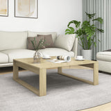 Coffee Table Sonoma Oak 100x100x35 cm Engineered Wood 808633