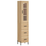 Highboard Sonoma Oak 34.5x34x180 cm Engineered Wood 3199244