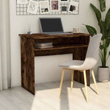 Desk Smoked Oak 90x50x74 cm Engineered Wood 815462