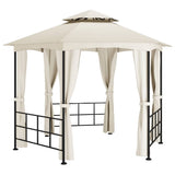 Gazebo with Sidewalls 3.1x2.7 m Cream 313931