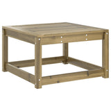 Garden Footstool Natural Pine Treated Pine Wood 63.5 cm Modular 844683