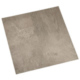 Self-adhesive Flooring Planks 55 pcs PVC 5.11 m Grey 324668