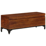 Storage Trunk 110x35x41 cm Solid Acacia Wood 328304