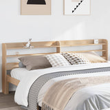 Headboard with Shelves 200 cm Solid Wood Pine 850938