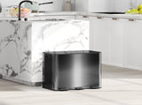 3 x 15L Pedal Bin, Steel Triple Kitchen Bin with Soft Close Lid, Removable Inner Buckets, T3398P344678