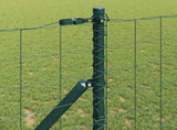 Ground Fix Welded Wire Fence 25 x 1 m PVC-Coated Steel 3350334
