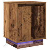 Bedside Cabinet 2 pcs Old Wood 39 x 34.5 x 50 cm 869607