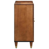 Sideboard with Shelf Brown 90 x 33 x 75 cm Solid Mango Wood 4018764