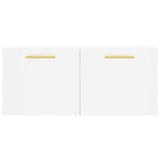 Wall Cabinet White 80x36.5x35 cm Engineered Wood 830060