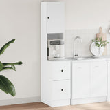 Kitchen Cabinet White 35x50x180 cm Engineered Wood 840758