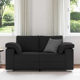 Sofa Black 160 x 77 x 82 cm Fabric 4105219