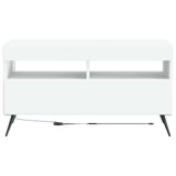 LED TV Cabinet White Engineered Wood 897655