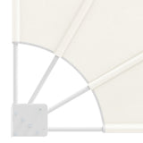 41576 Collapsible Balcony Side Awning Cream 210x210 cm