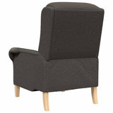Armchair Dark grey 76 x 94 x 102 cm Sharpa Fabric 42009854