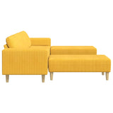 Fabric Sofa Light Yellow Corduroy fabric 3335137