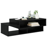 Coffee Table Black Oak 105 x 50 x 32.5 cm Engineered Wood 8000205