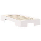 Bed Frame White 90 x 190 cm 873053