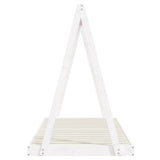 Kids Bed Frame White 90x200 cm Solid Wood Pine 834538