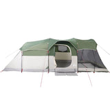 Family Tent Tunnel 8-Person Green Waterproof 94785