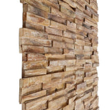 3D Wall Cladding Panels 10 pcs 1.01 m Solid Teak Wood 326177