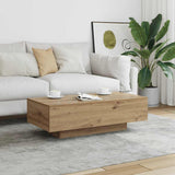 Coffee Table Artisan Oak 100x49.5x31 cm Engineered Wood 856405