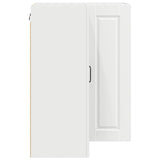 Wall Corner Cabinet PORTO White 57 x 57 x 80 cm Engineered Wood 885425