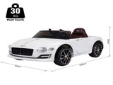 Kids Electric Car Kids Ride on Toys W/ LED Lights-White T3398P348149