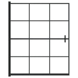 Shower Enclosure ESG 116x140 cm Black 150748