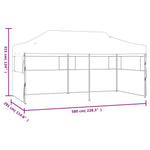 ZNTS Cream Foldable Pop-up Party Tent 3 x 6 m 41582