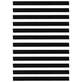 Self-adhesive Door Brush Seals 12 pcs Black 100 cm 42019569