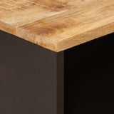 Bed cabinet with Drawer Brown 50 x 33 x 62 cm Solid Mango Wood 4018306