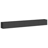 Planter Black 360x40x40 cm Cold-rolled Steel 860696