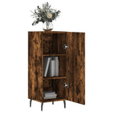 Sideboard Smoked Oak 34.5x34x90 cm Engineered Wood 828561