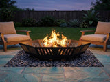 Fire Pit Black 60 x 60 x 18 cm Steel 8012600
