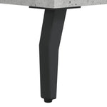 ZNTS Coffee Table Concrete Grey 90x50x40 cm Engineered Wood 829504