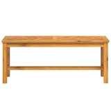 Garden Bench 110 cm Solid Wood Acacia 362237